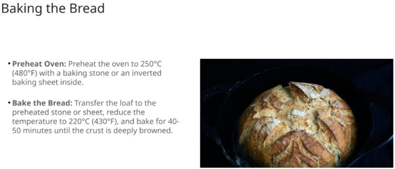 Baking Bauernbrot in the Oven