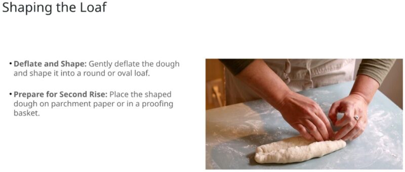 Shaping the Loaf for Bauernbrot