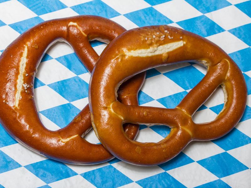 The next step is shaping them into the German Pretzel shape