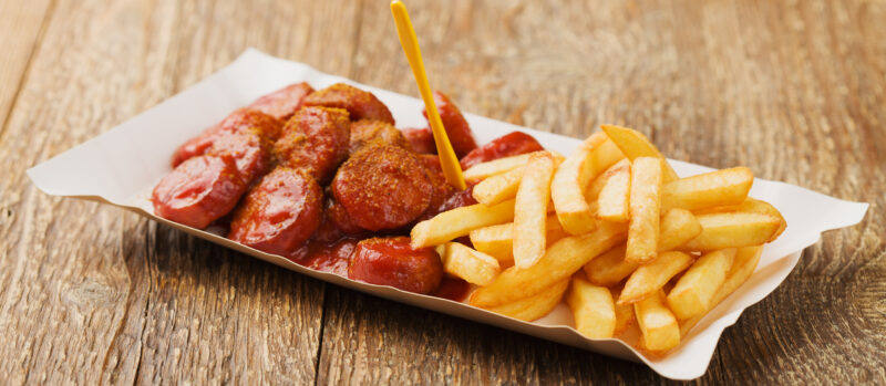 Traditional Currywurst